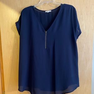 Navy Xl Blouse Maurices